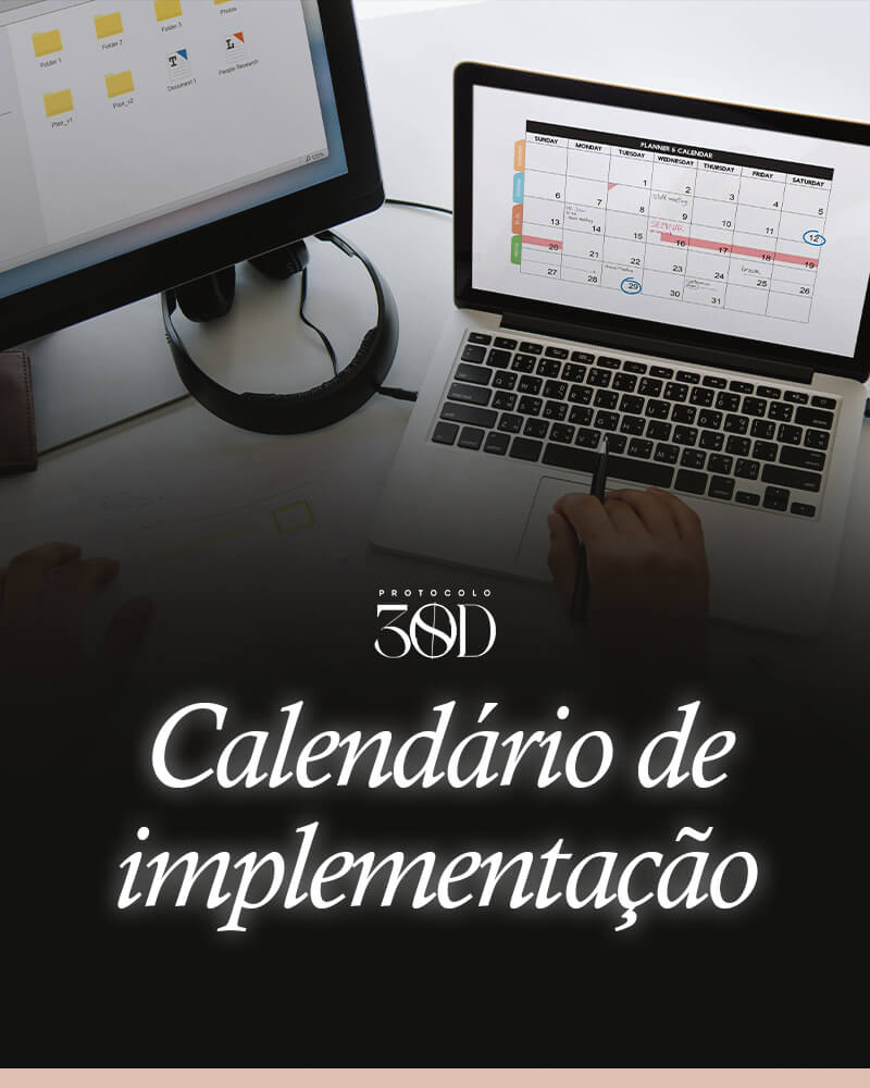 _Calendário de implementação